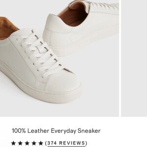 Quince white Leather Sneakers
